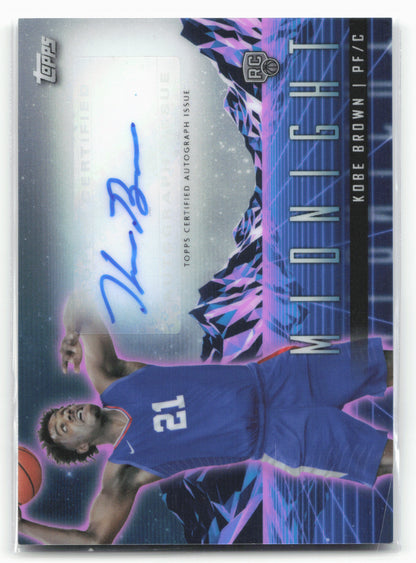 2023-24 Topps Midnight #RHS-KOB Kobe Brown Rookie Horizon Signatures