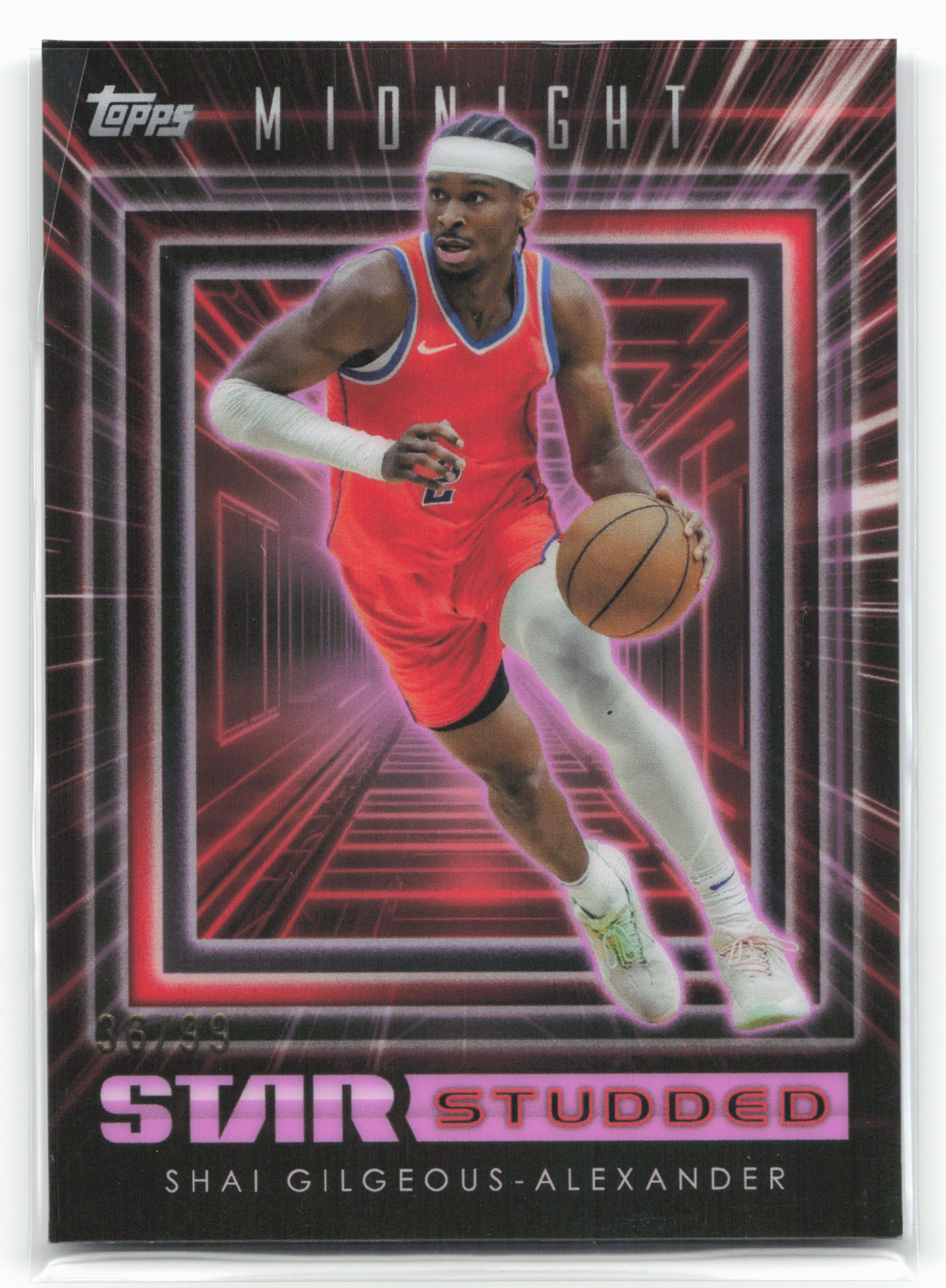 2023-24 Topps Midnight #SS-19 Shai Gilgeous-Alexander Star Studded \99