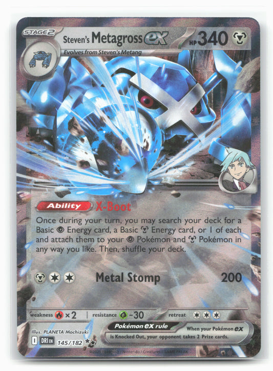 #145/182 Steven's Metagross ex - SV10: Destined Rivals Holo - 16815