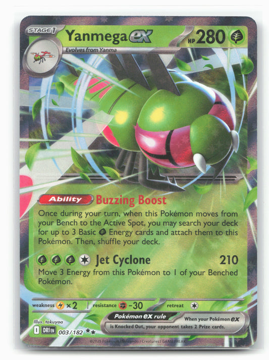 Yanmega ex - 003/182 - SV10: Destined Rivals Holo - 16819