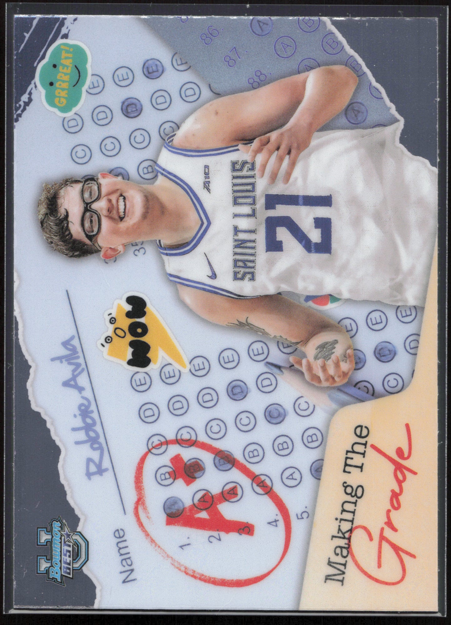 2024-25 Bowman's Best University #MG-7 Robbie Avila Making the Grade