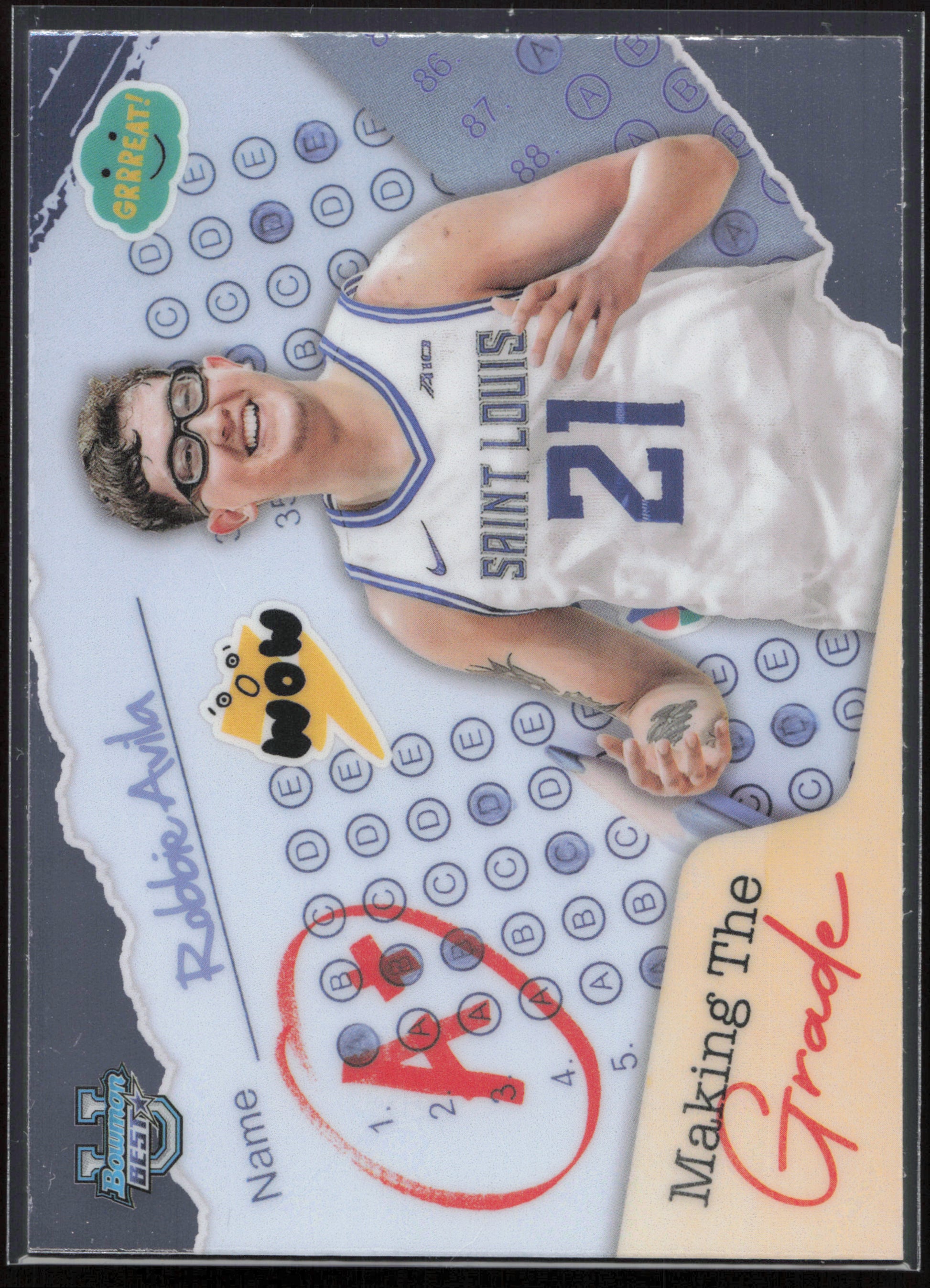 2024-25 Bowman's Best University #MG-7 Robbie Avila Making the Grade