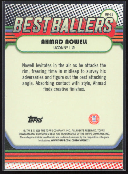 2024-25 Bowman's Best University #BB-13 Ahmad Nowell