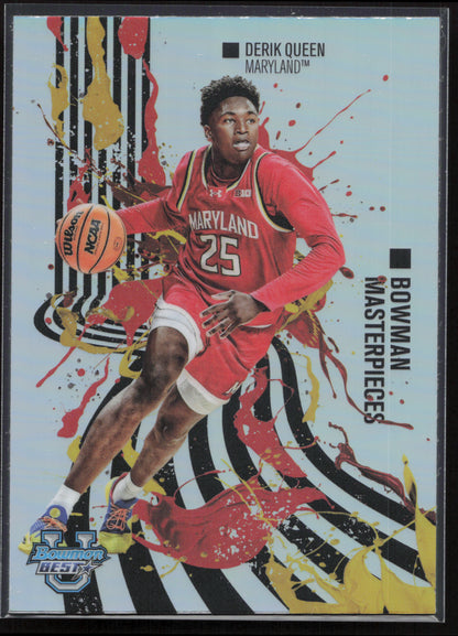 2024-25 Bowman's Best #BM-15 Derik Queen Bowman Masterpieces Refractors