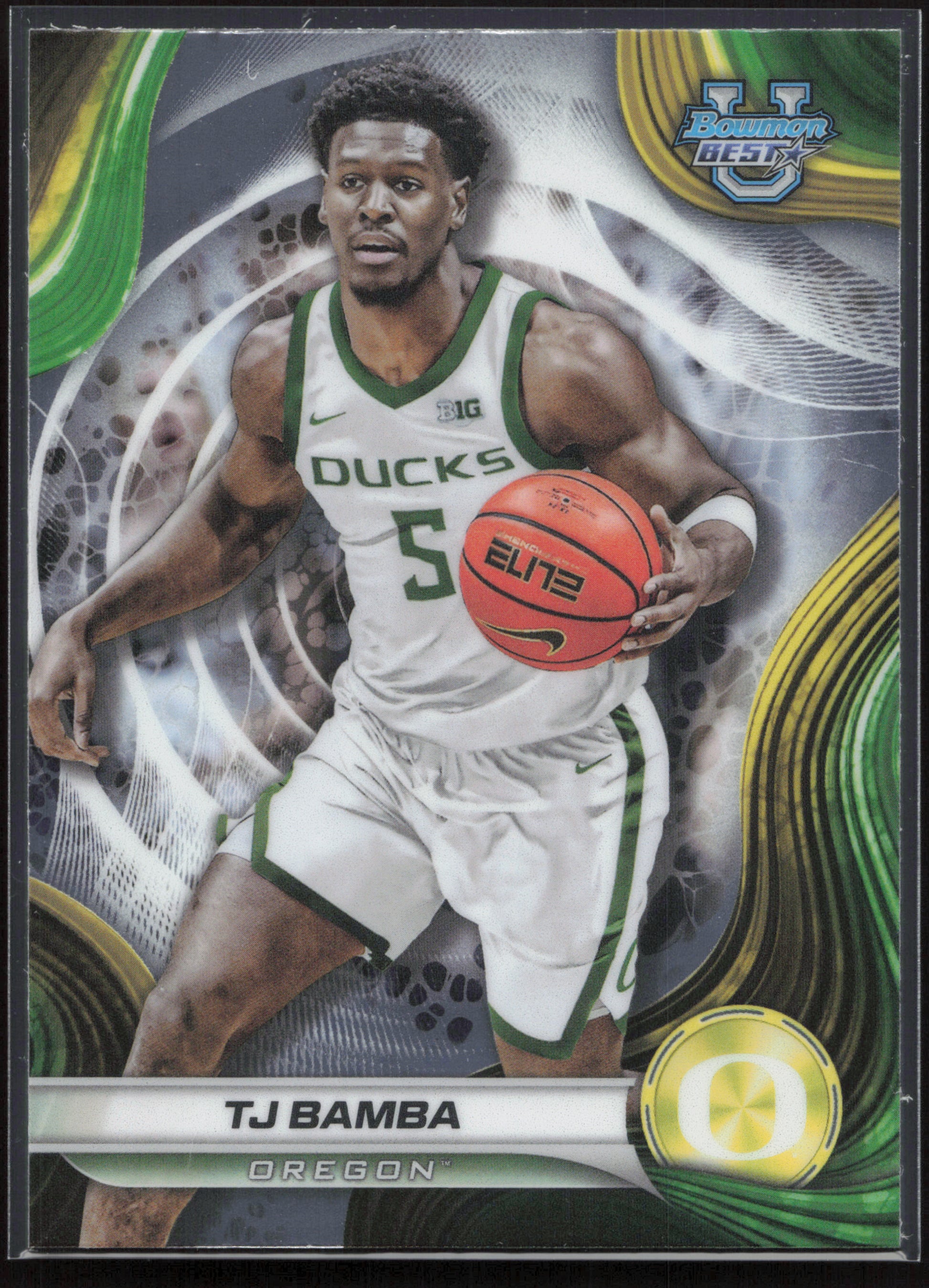 2024-25 Bowman's Best University #80 TJ Bamba