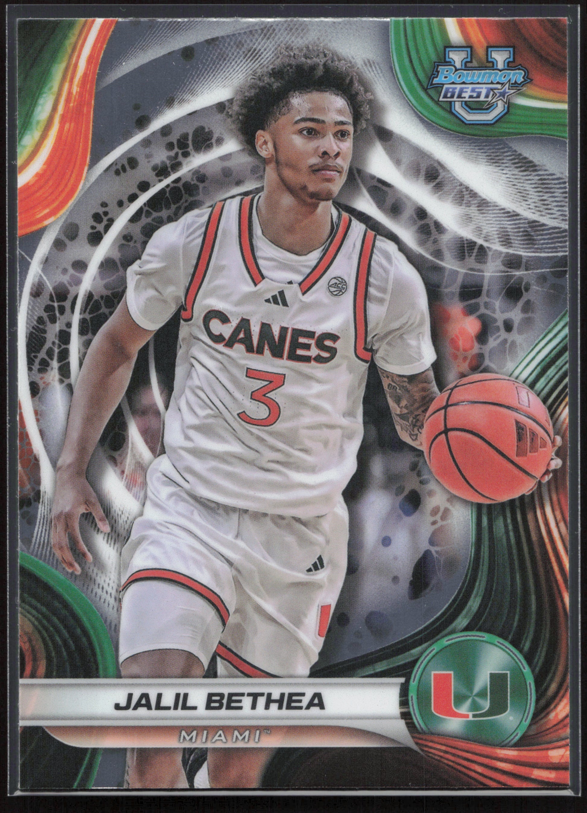 2024-25 Bowman's Best University #28 Jalil Bethea