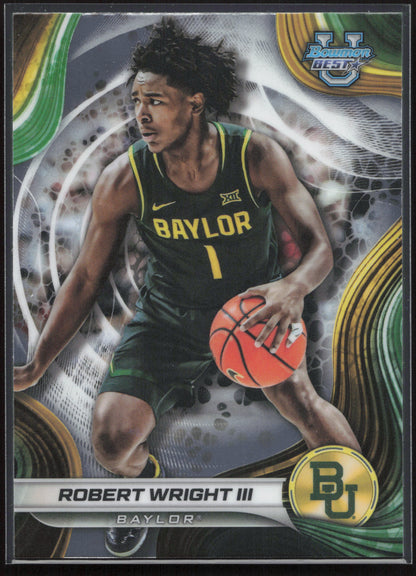 2024-25 Bowman's Best University #63 Robert Wright III