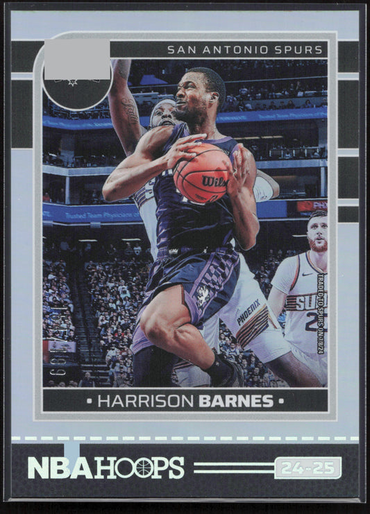 2024-25 Hoops #48 Harrison Barnes Silver #/199