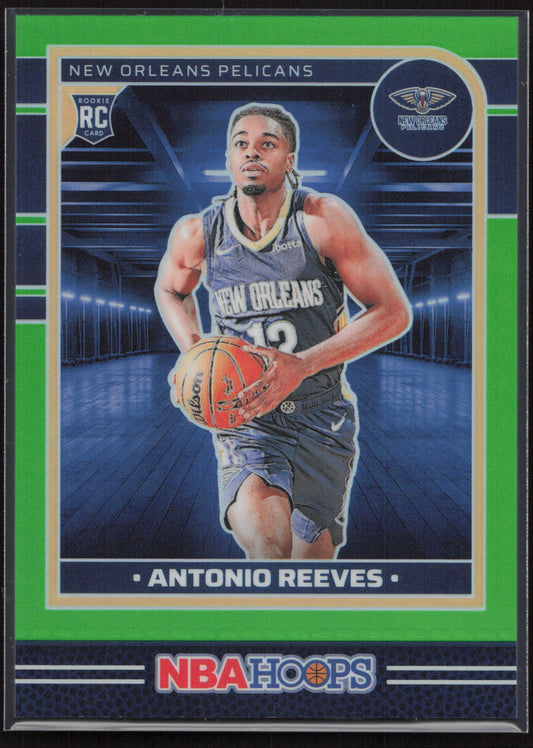 2024-25 Hoops #277 Antonio Reeves Premium Prizms Lime Green #/149