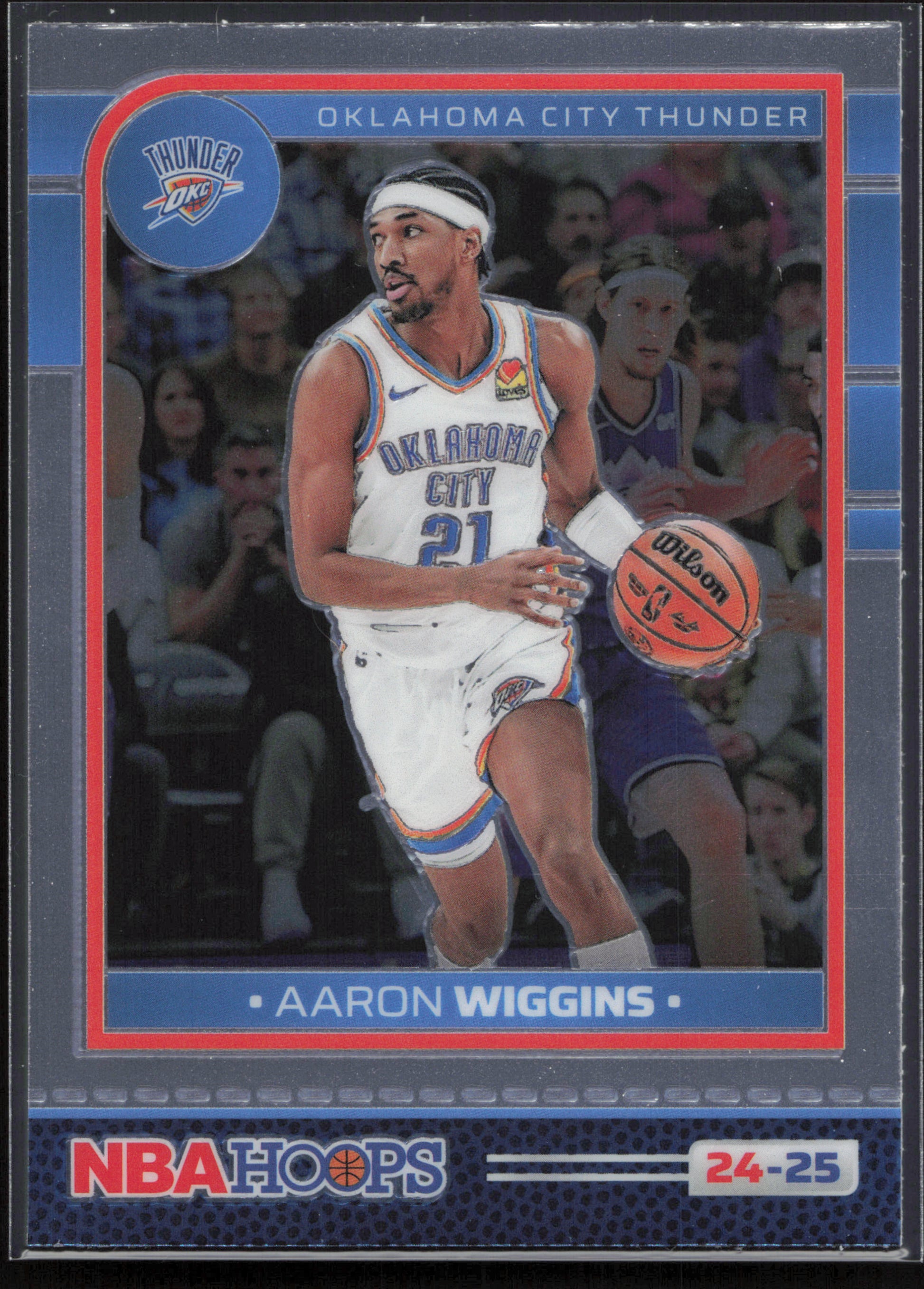 2024-25 Hoops #192 Aaron Wiggins Premium