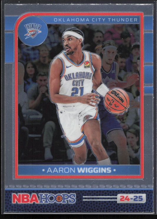 2024-25 Hoops #192 Aaron Wiggins Premium