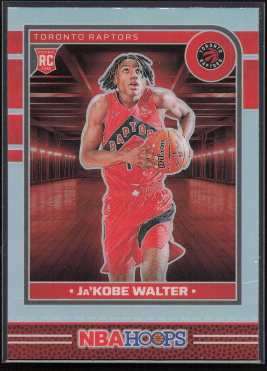 2024-25 Hoops #249 Ja'Kobe Walter Premium Prizms Silver