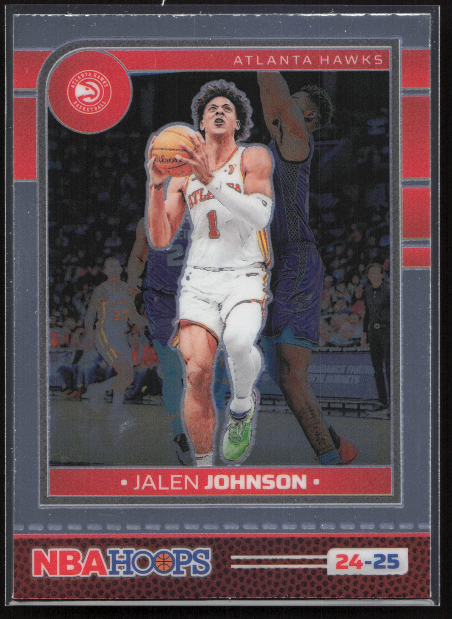 2024-25 Hoops #205 Jalen Johnson Premium