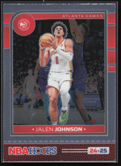 2024-25 Hoops #205 Jalen Johnson Premium