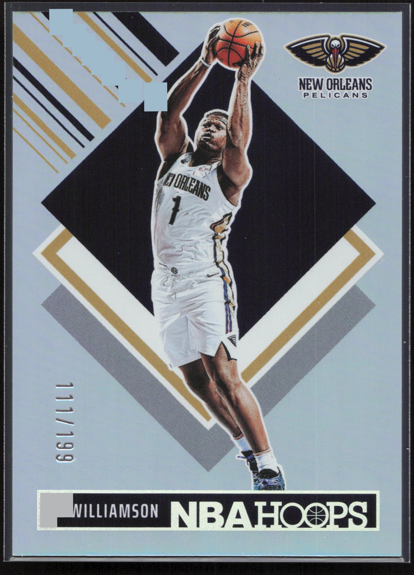 2024-25 Hoops #290 Zion Williamson Silver #/199