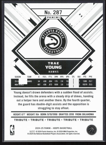 2024-25 Hoops #287 Trae Young