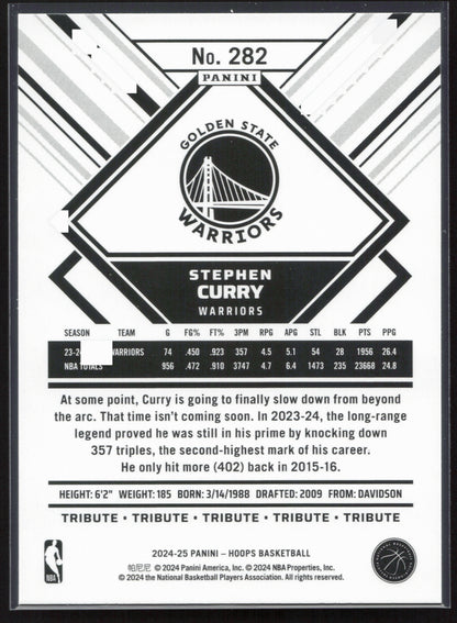 2024-25 Hoops #282 Stephen Curry NM282