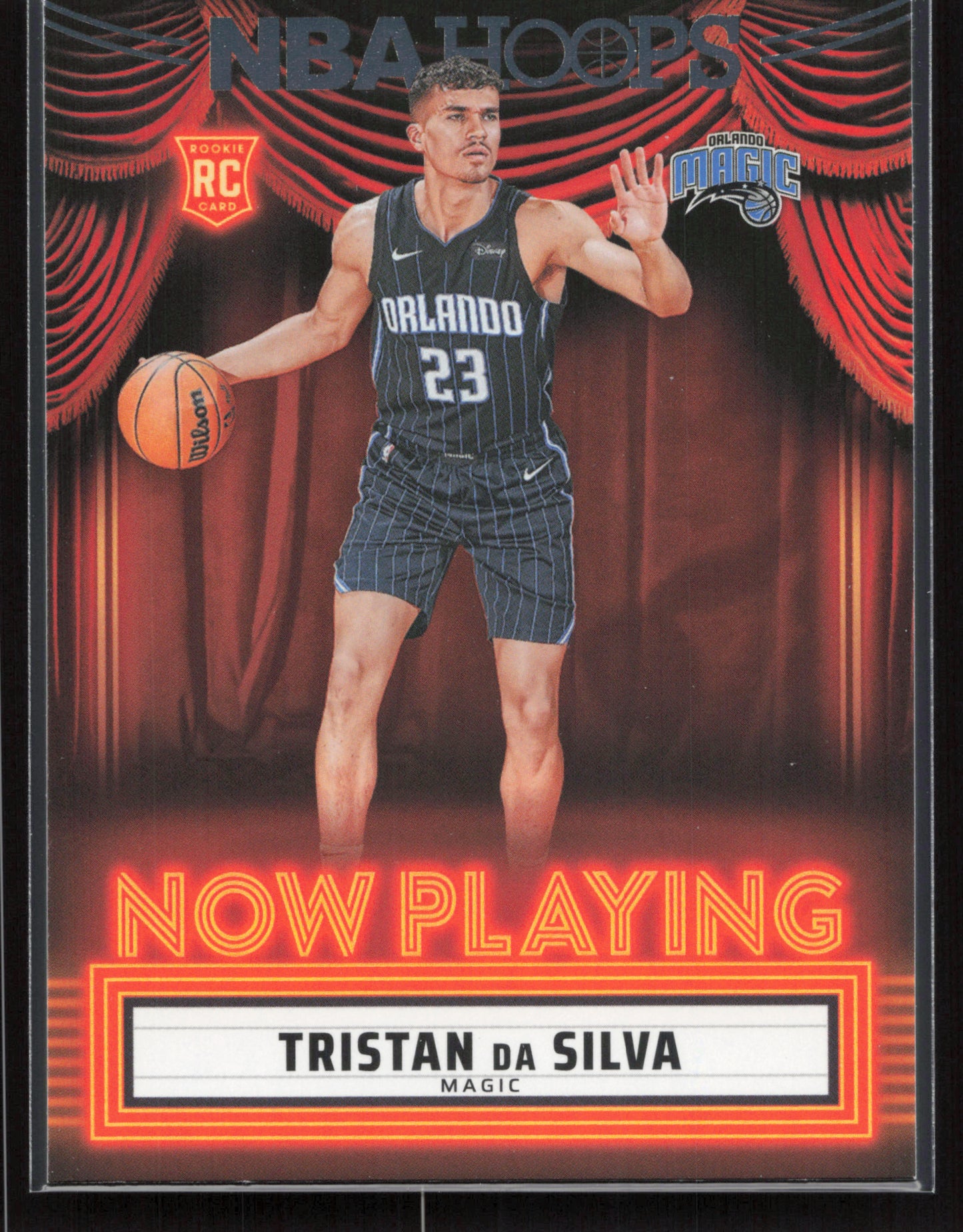 2024-25 Hoops #24 Tristan da Silva Now Playing