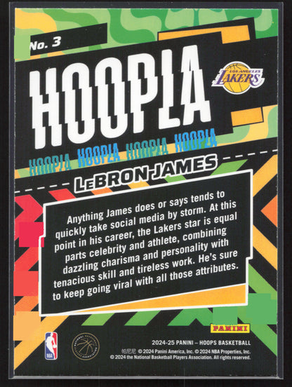 2024-25 Hoops #3 LeBron James Hoopla