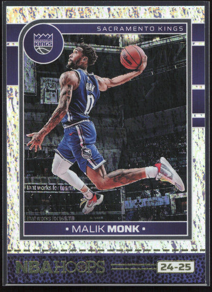 2024-25 Hoops #153 Malik Monk Texture
