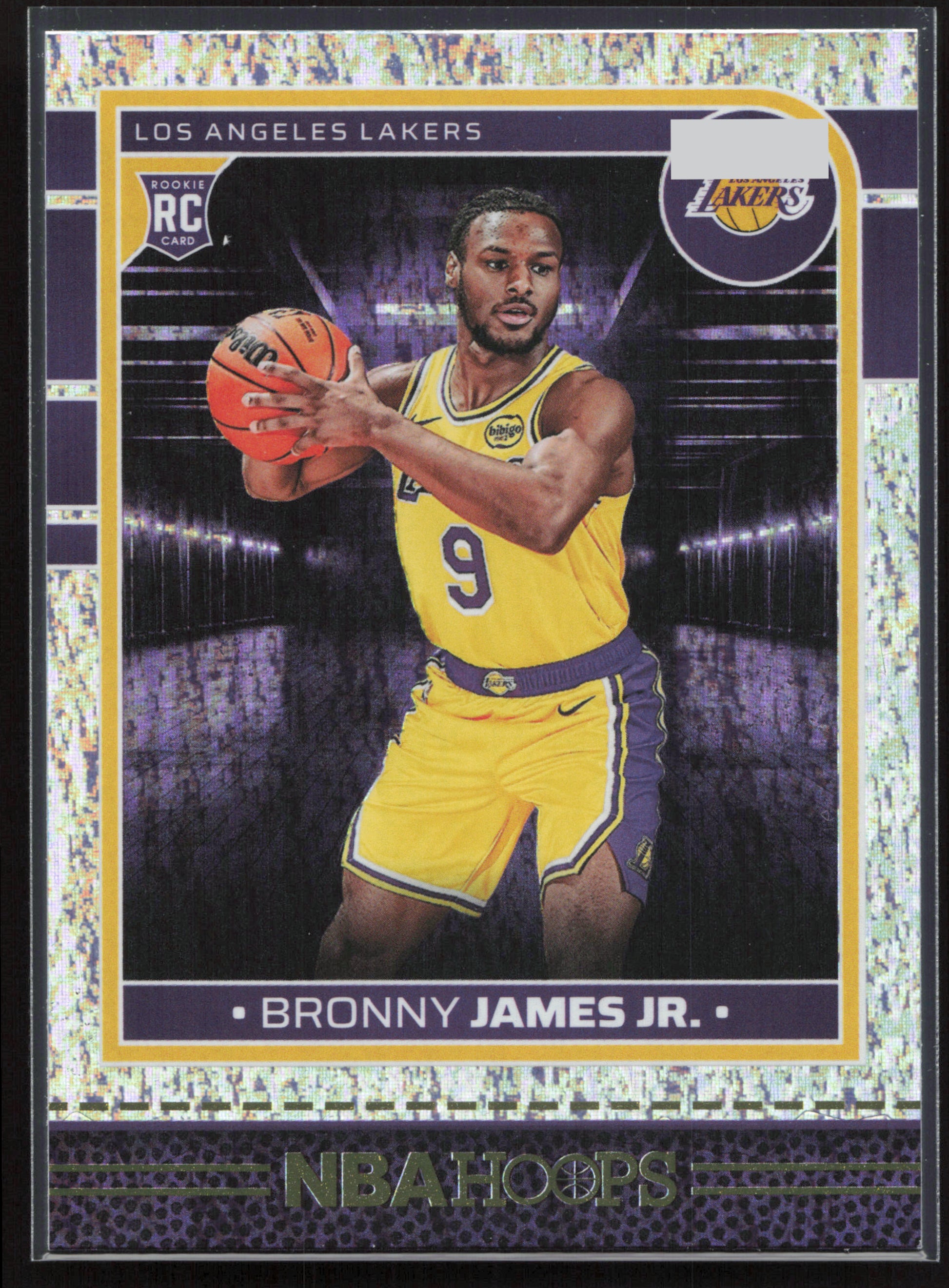 2024-25 Hoops #280 Bronny James Jr. Texture