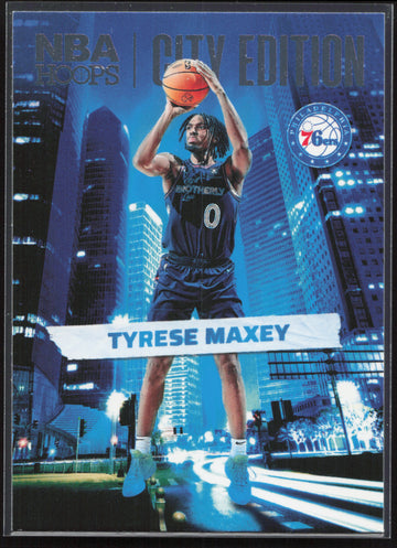 
2024-25 Hoops #11 Tyrese Maxey City Edition