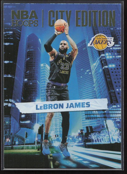 2024-25 Hoops #8 LeBron James City Edition Holo