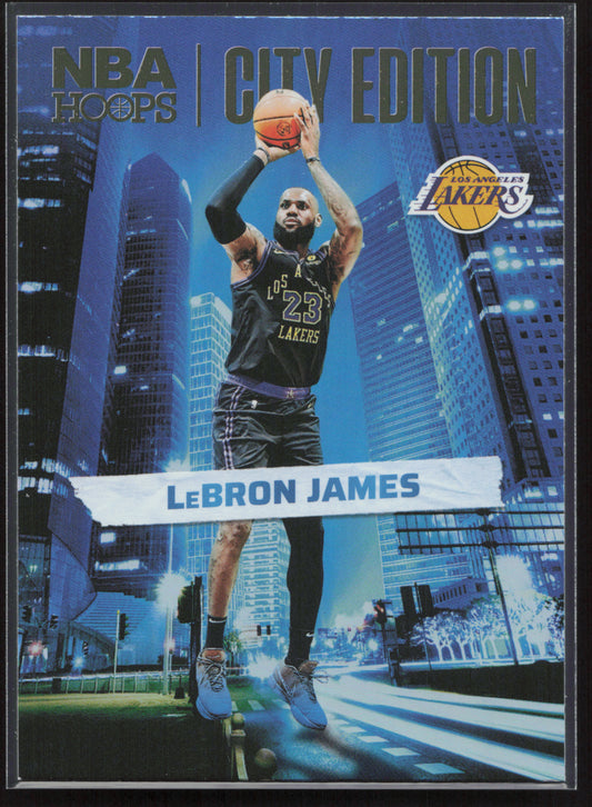 2024-25 Hoops #8 LeBron James City Edition Holo