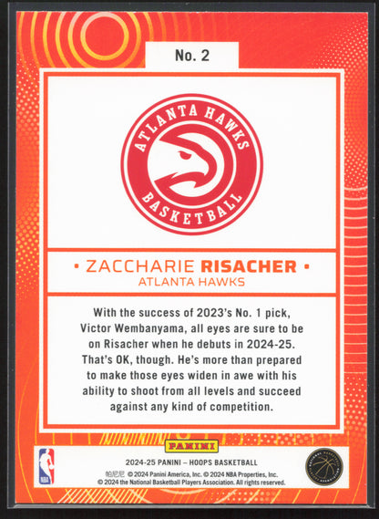 2024-25 Hoops #2 Zaccharie Risacher We Got Next