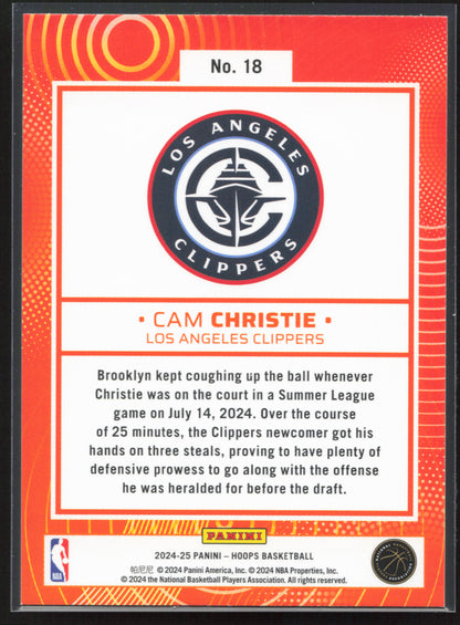 2024-25 Hoops #18 Cam Christie We Got Next
