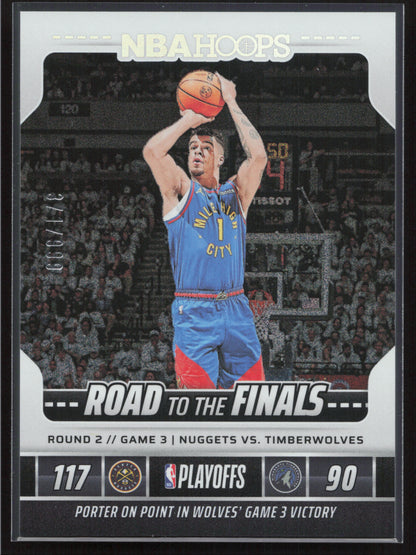 2024-25 Hoops #10 Michael Porter Jr. Road to the Finals Second Round #/999