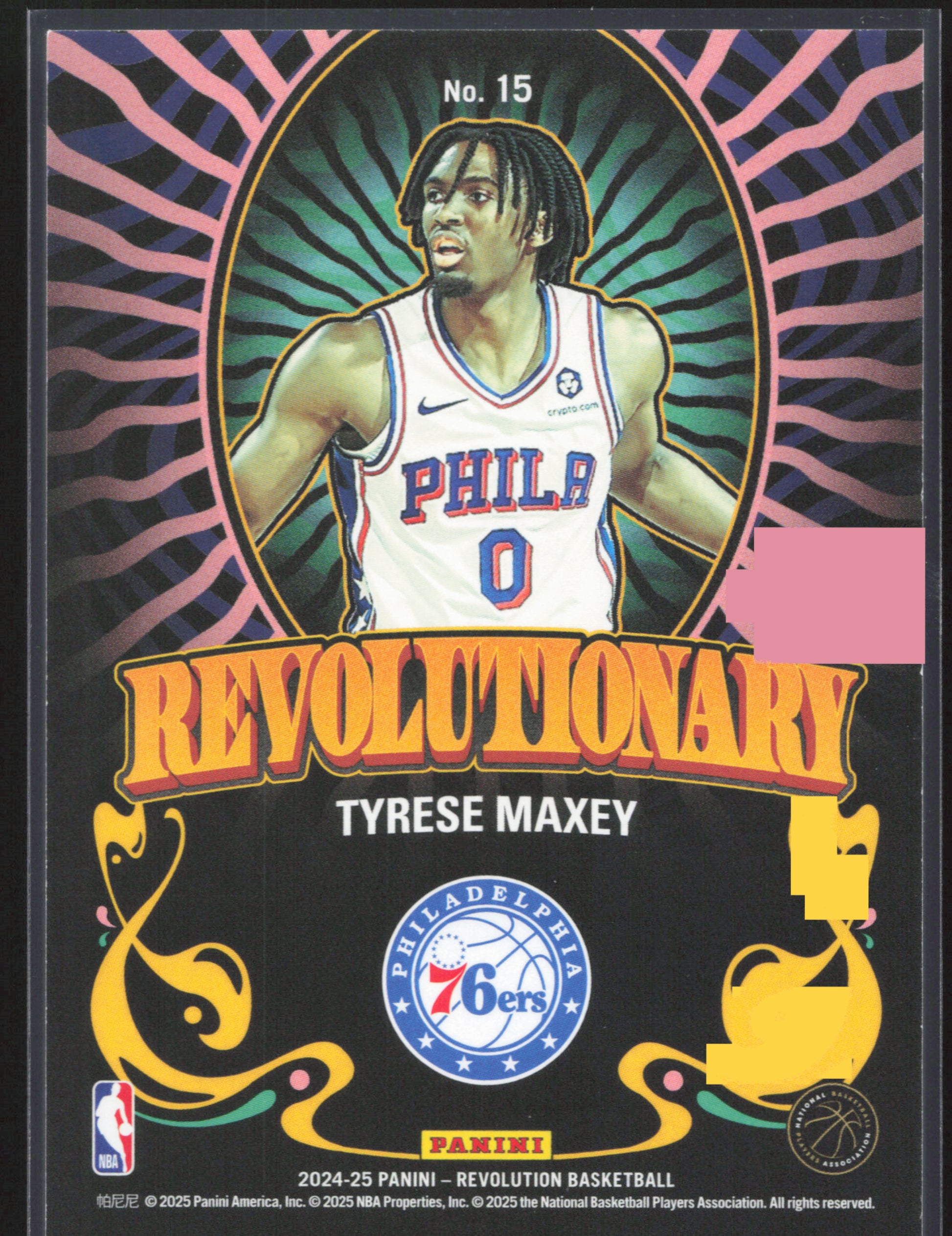 2024-25 Panini Revolution - Revolutionary #15 Tyrese Maxey