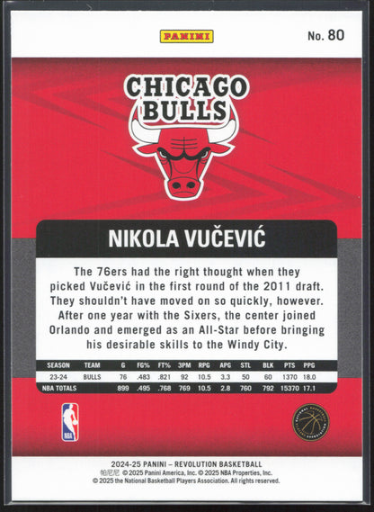 2024-25 Panini Revolution #80 Nikola Vucevic