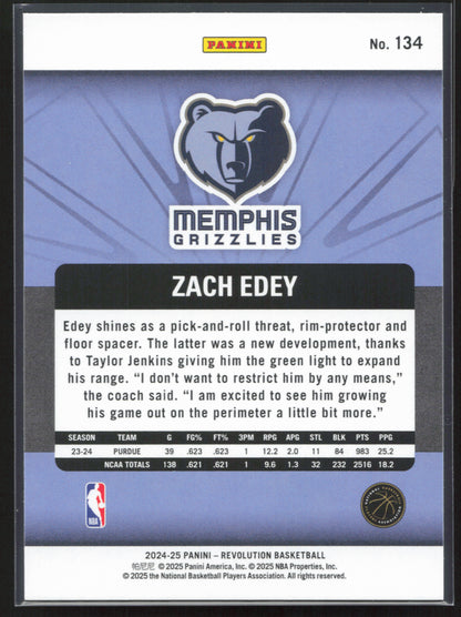 2024-25 Panini Revolution #134 Zach Edey