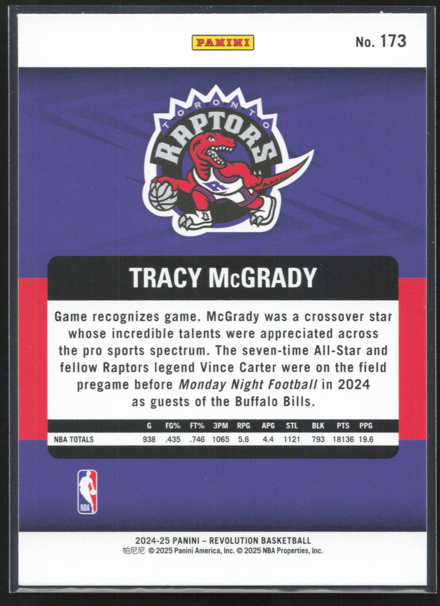 2024-25 Panini Revolution #173 Tracy Mcgrady