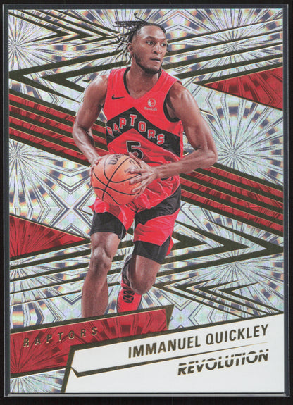 2024-25 Panini Revolution Immanuel Quickley - Fireworks #/149