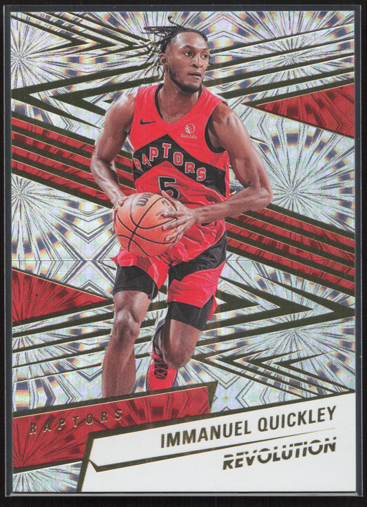 2024-25 Panini Revolution Immanuel Quickley - Fireworks #/149
