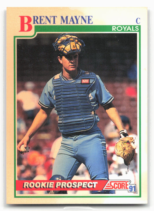 1991 Score #765 Brent Mayne