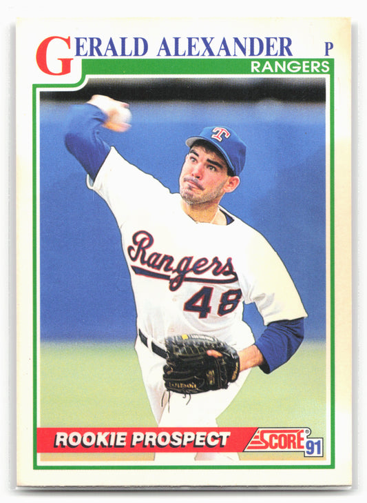 1991 Score #733 Gerald Alexander