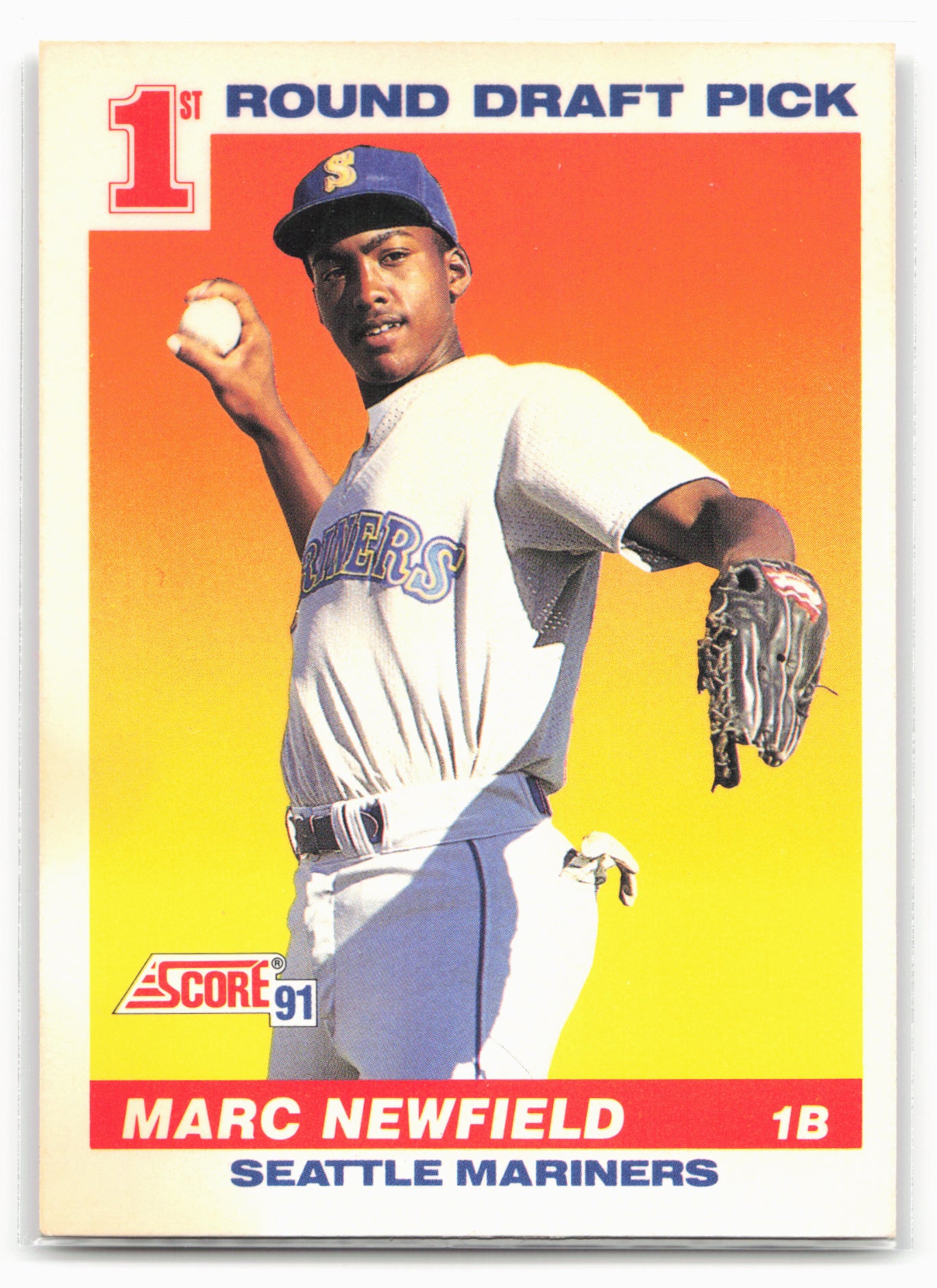 1991 Score #391 Marc Newfield