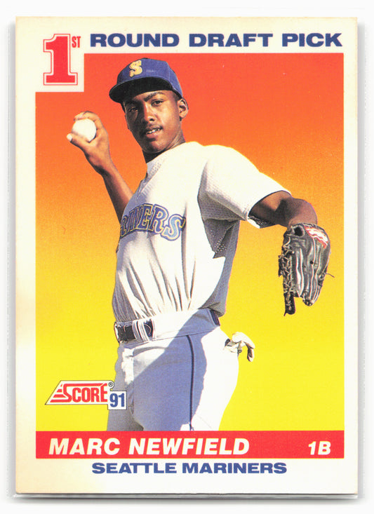 1991 Score #391 Marc Newfield