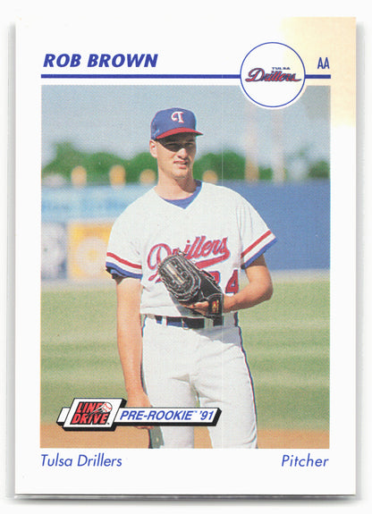 1991 Line Drive AA #576 Rob Brown