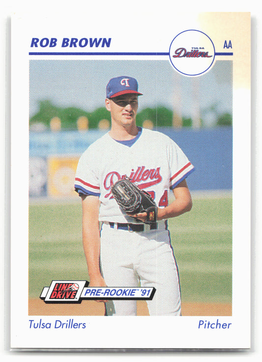 1991 Line Drive AA #576 Rob Brown