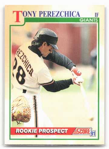 1991 Score #735 Tony Perezchica
