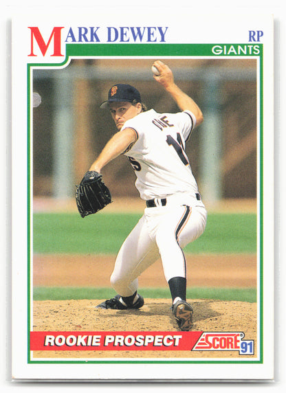 1991 Score #371 Mark Dewey