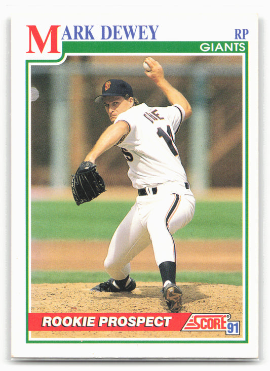1991 Score #371 Mark Dewey