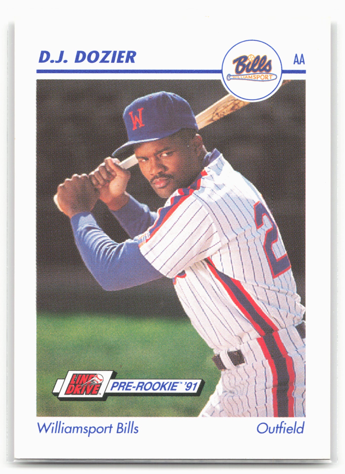 1991 Line Drive AA #631 D.J. Dozier