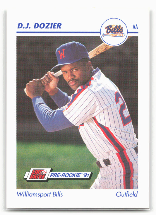 1991 Line Drive AA #631 D.J. Dozier