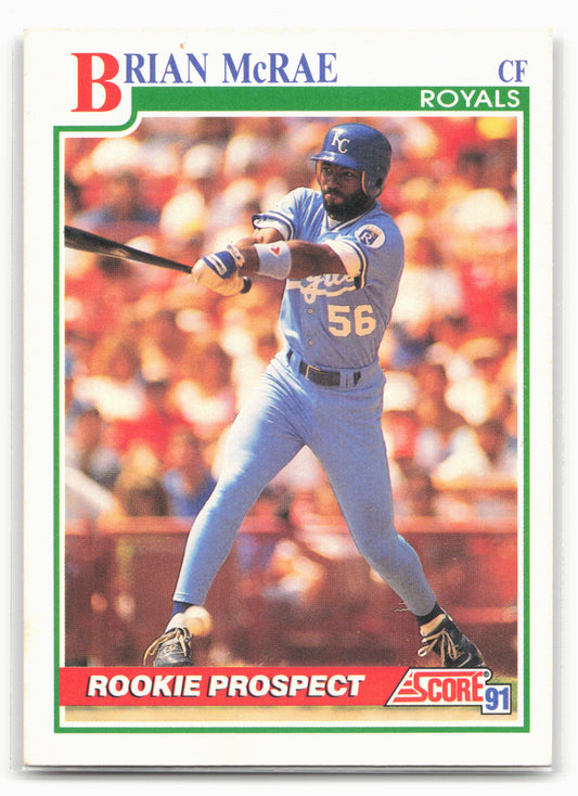 1991 Score #331 Brian McRae