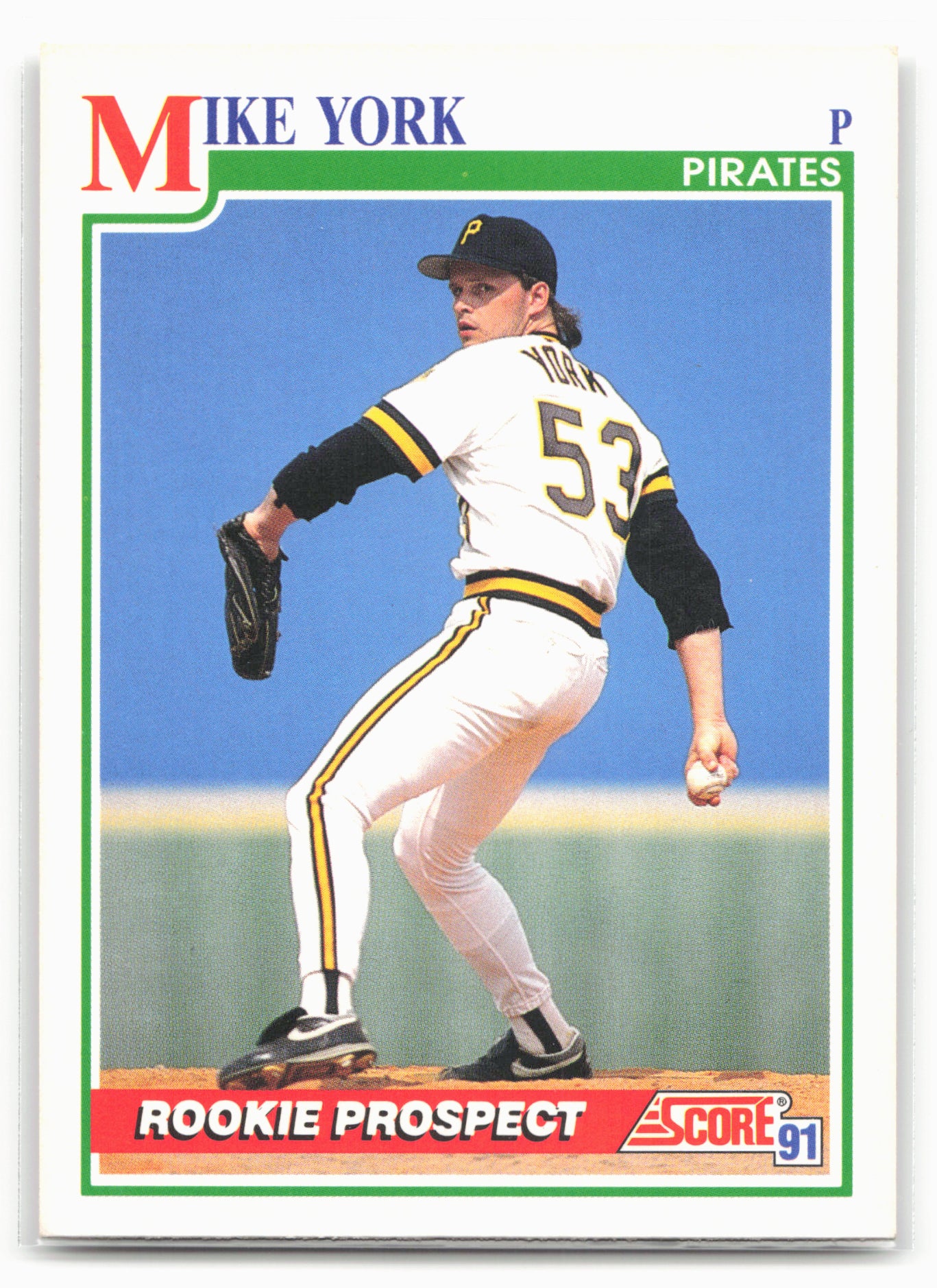 1991 Score #738 Mike York